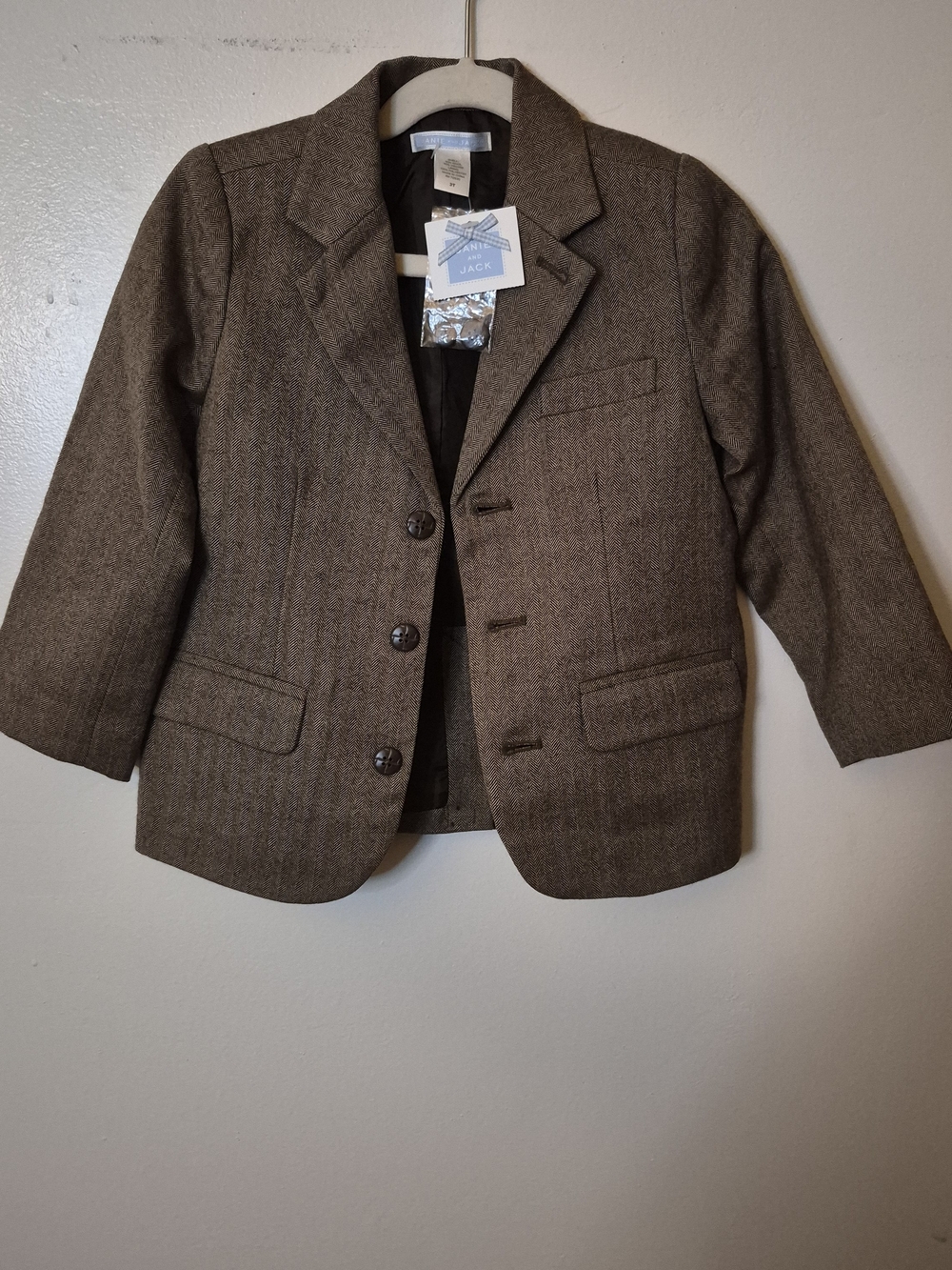 Janie and Jack Boys' Tweed Style Blazer